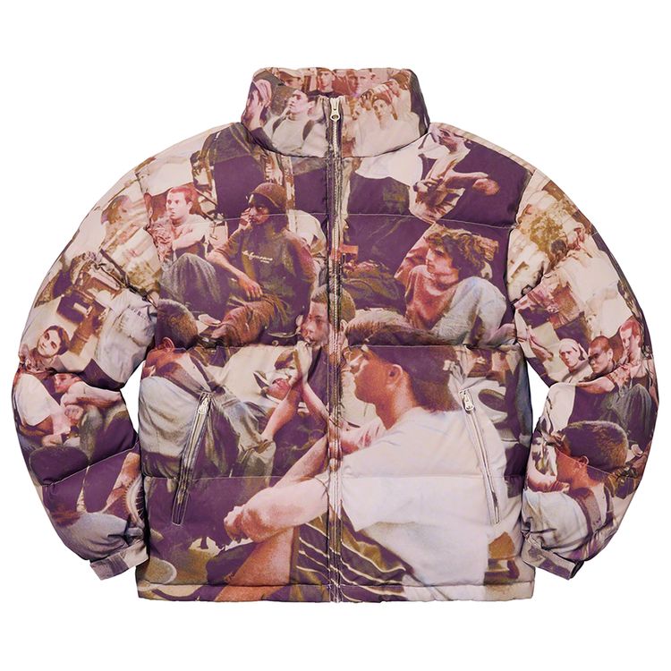 

Куртка Supreme Lafayette Reflective Down Jacket 'Multicolor', разноцветный