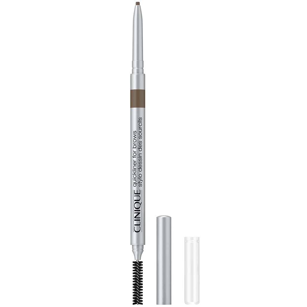 Карандаш для бровей quickliner for brows eyebrow pencil Clinique, soft brown, вес 0.06 гр. — фото 2