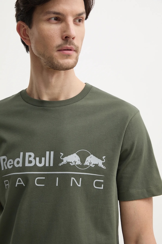 

Хлопковая футболка LOGO TEE Red Bull Racing X Pepe Jeans, зеленый