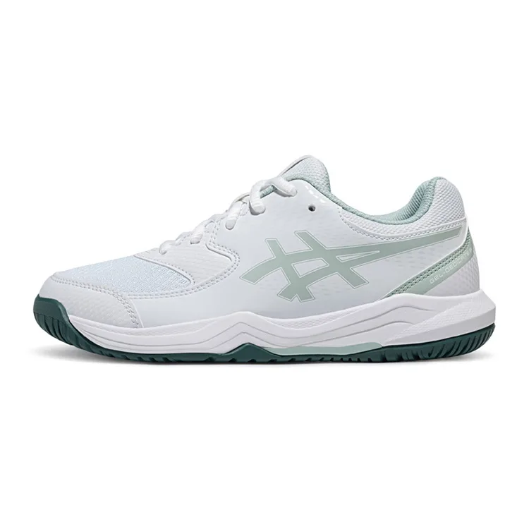 ASICS Gel Dedicate 8 Slip Resistant низкие детские кроссовки для тренировок white green
