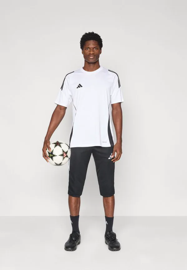 Тренировочные брюки tiro26 для лиги, спортивные брюки 3/4 Adidas Performance, Black/White — фото 2