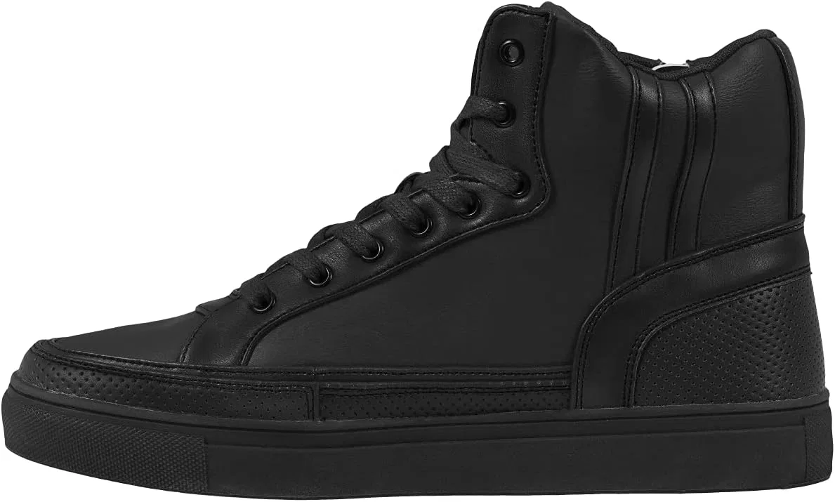 Унисекс высокие кроссовки Urban Classics на молнии для взрослых, Black