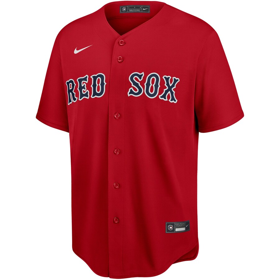 

Спортивная рубашка Comfort fit на пуговицах NIKE Boston Red Sox, красный