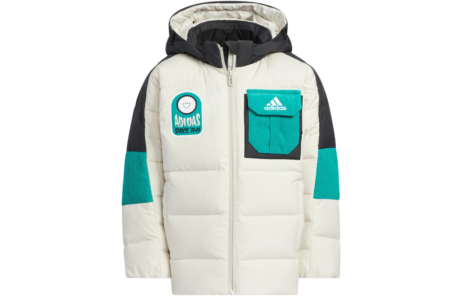 

Детские пуховики/жилеты Adidas, белый