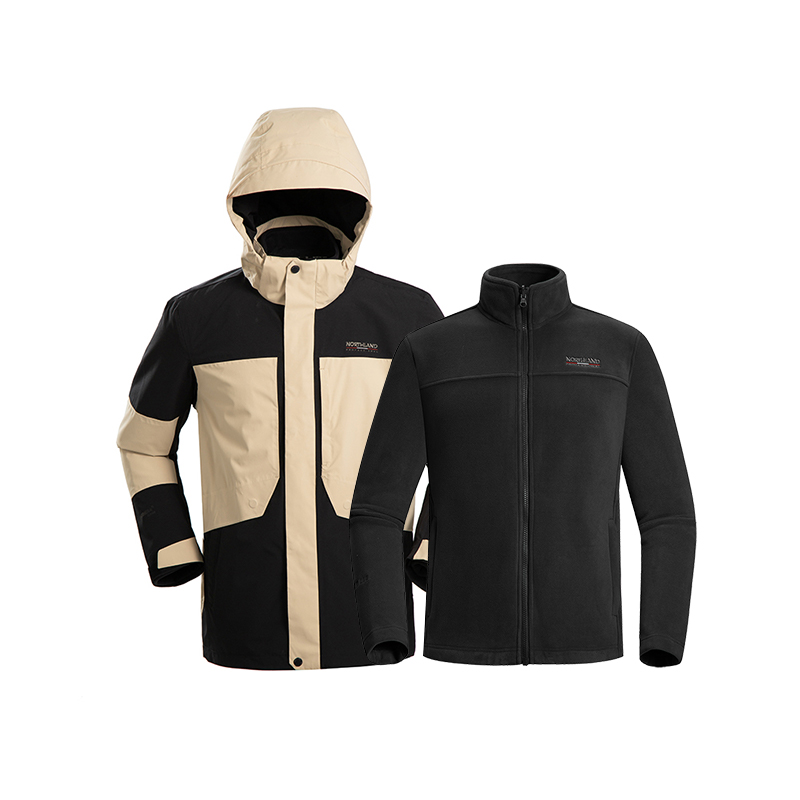 

NORTHLAND Профессиональная ветровка мужская, Coconut Khaki/Pure Black