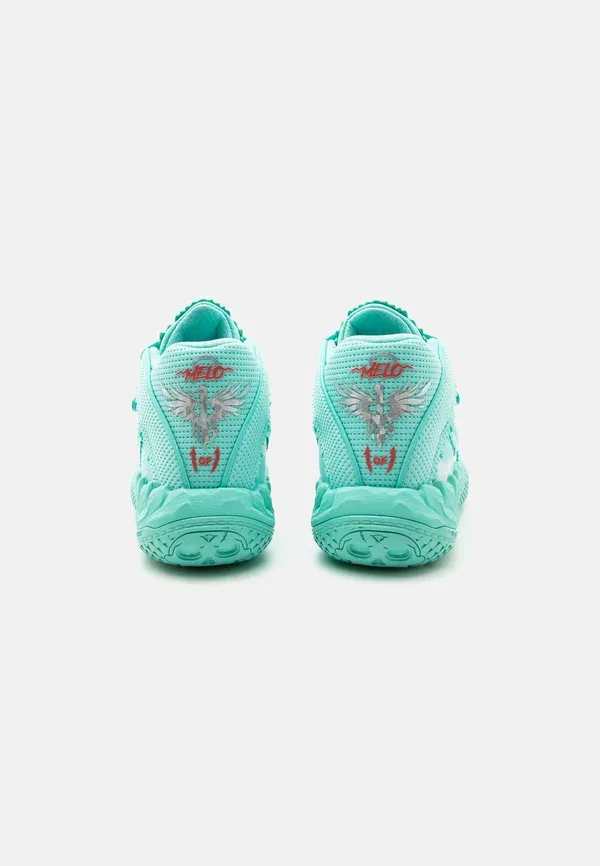 Кроссовки баскетбольные Mb05 melo world jr Puma, аква/красный — фото 3
