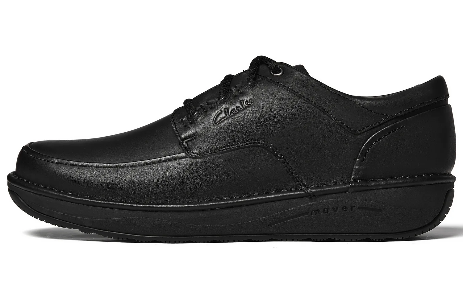 Clarks Кожаные повседневные туфли Cow Leather мужские Black