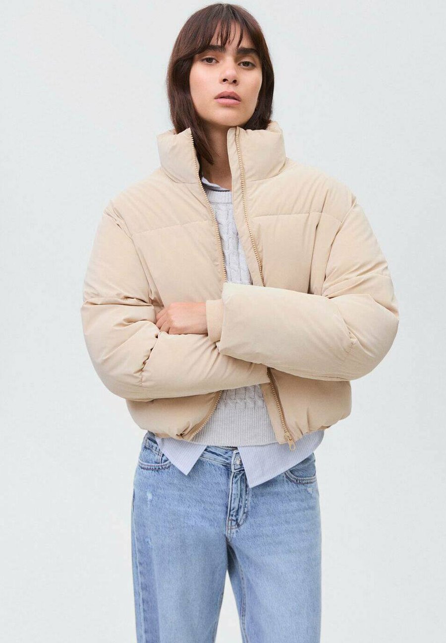 Зимняя куртка Mango Kids TEEN, Beige — фото 2