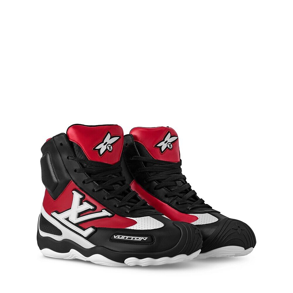 

Кроссовки LV Footprint Racing High Top Louis Vuitton, красный