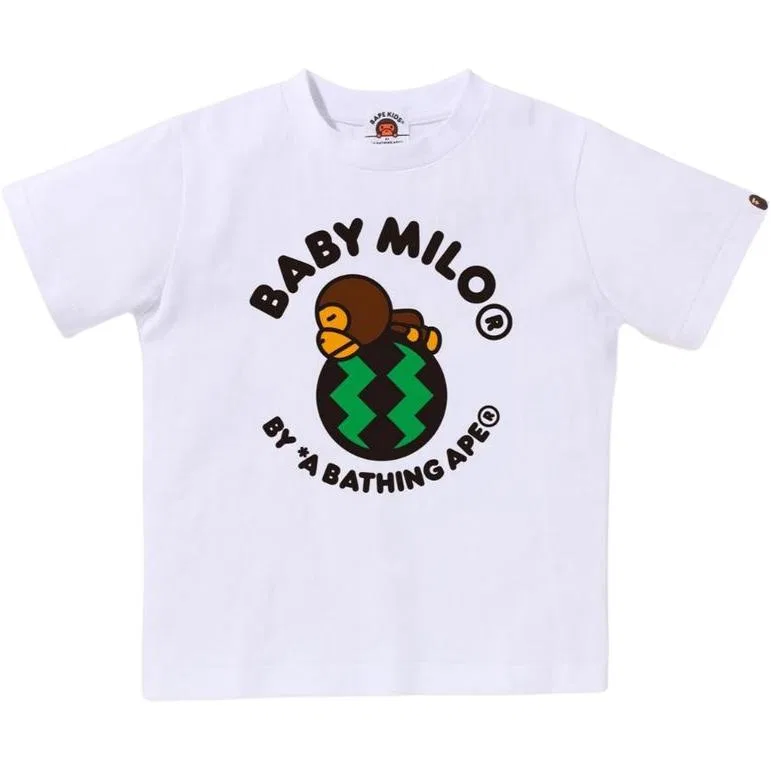 Футболка White Kids' A BATHING APE