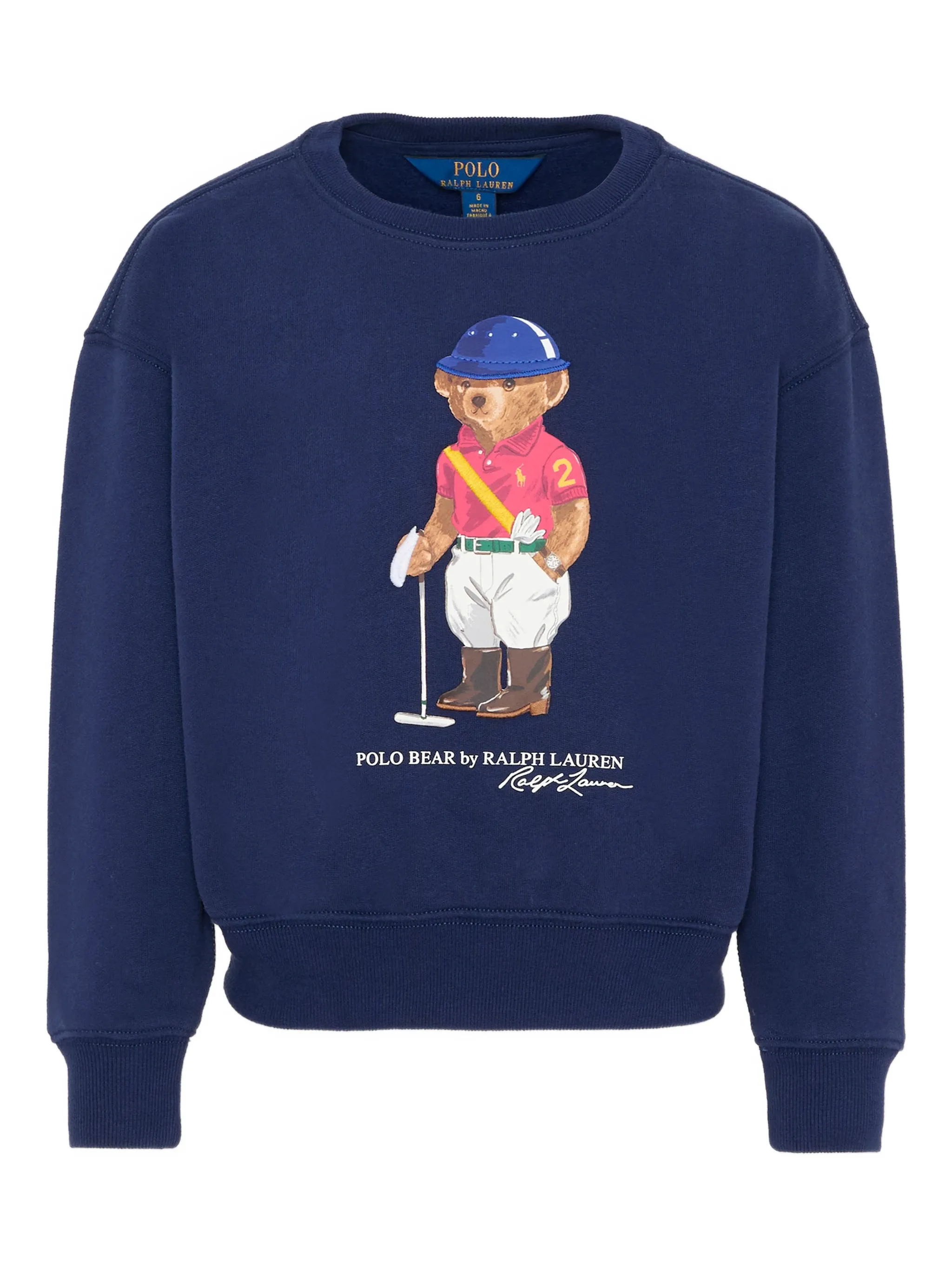 

Толстовка с круглым вырезом Polo Ralph Lauren Kids, синий
