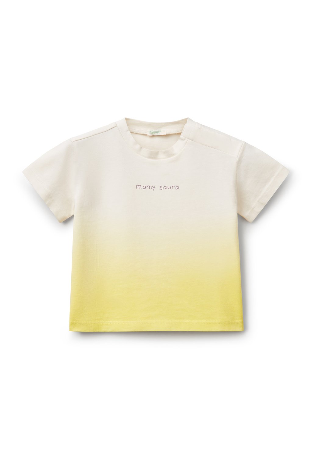 

Футболка с принтом DIP-DYE United Colors of Benetton, желтый