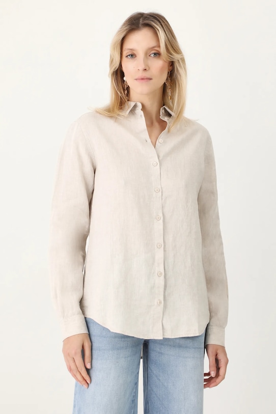 

Льняная рубашка Medicine, бежевый