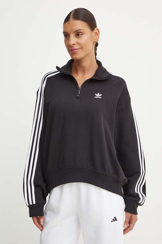 

Хлопковая толстовка adidas Originals, черный
