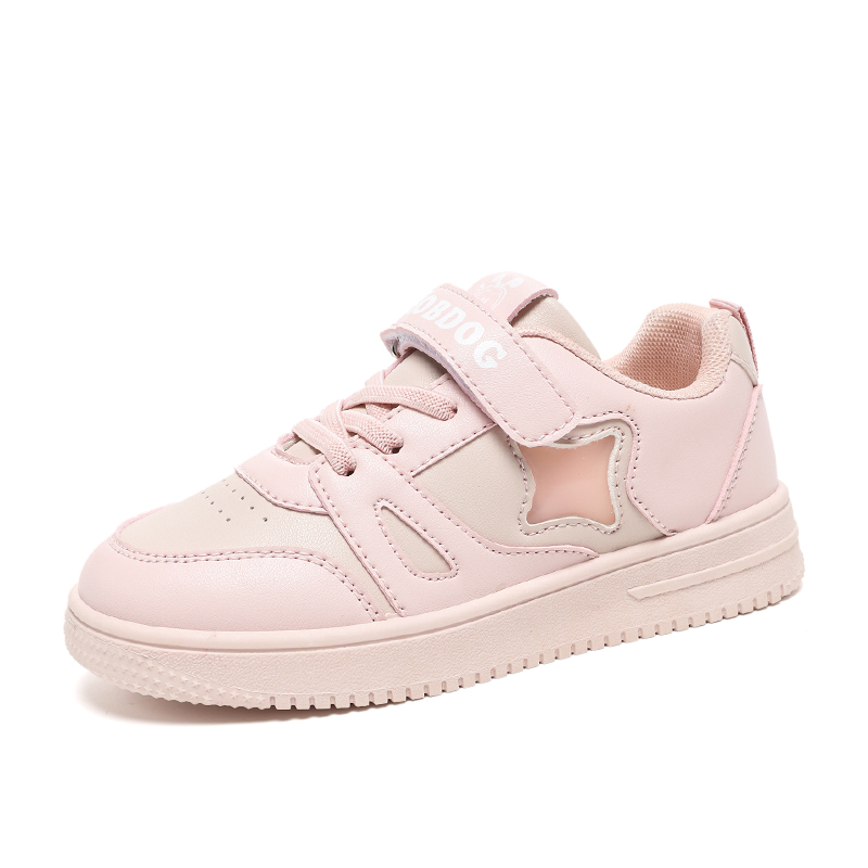 

Детские кроссовки для скейтбординга с низким верхом, амортизирующие, износостойкие и водостойкие, противоскользящие BOBDOG, розовый