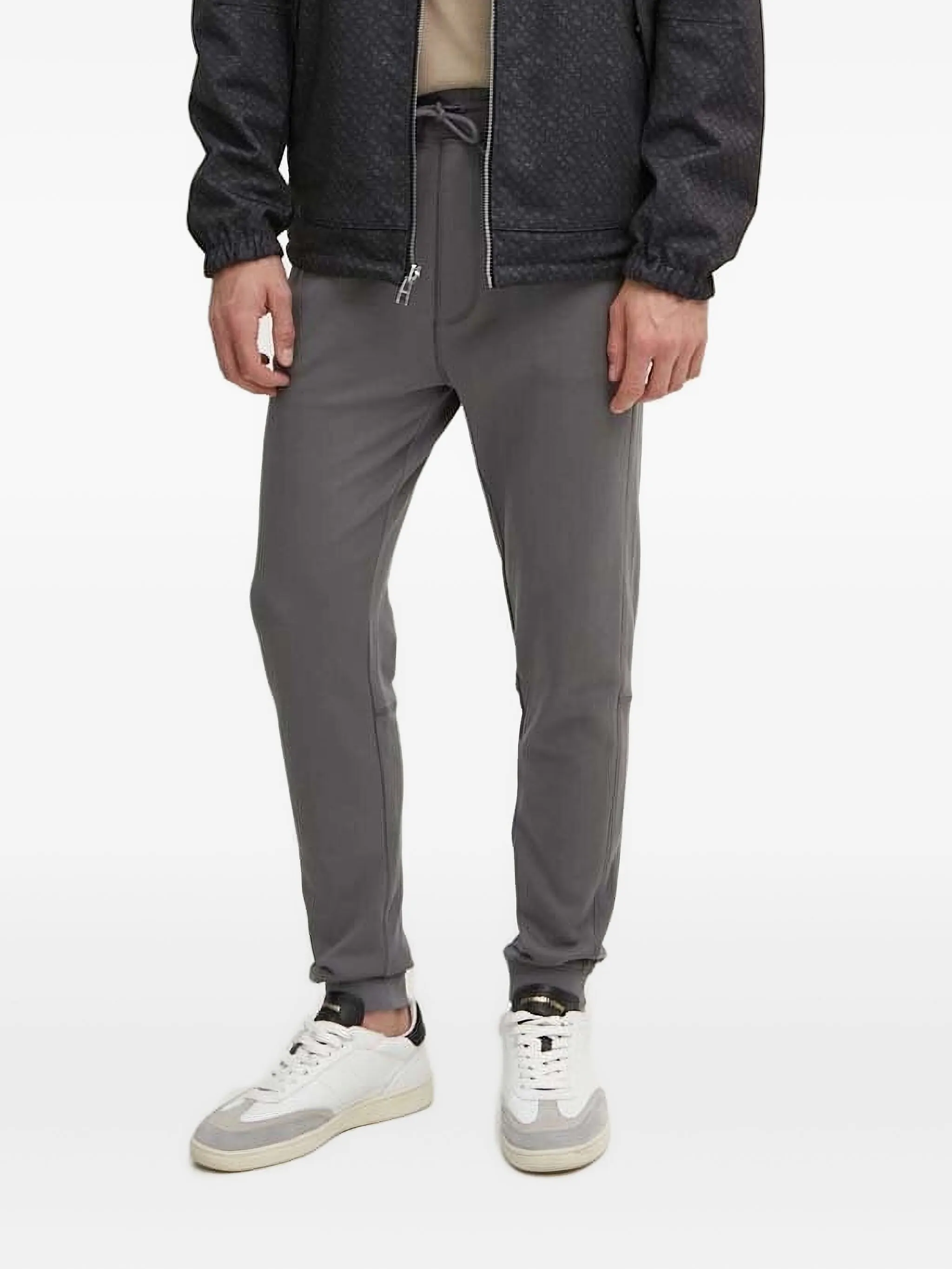 

Джогеры с логотипом Boss, серый