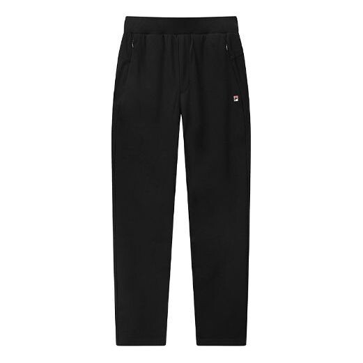 

Брюки ss21 knit straight-leg causual sports long pant male black Fila, черный