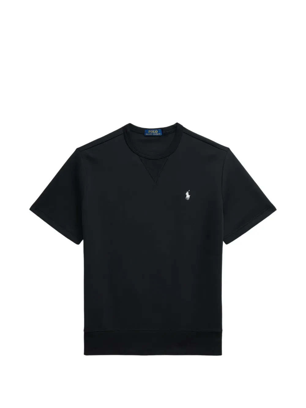 Вязаная футболка с круглым вырезом Polo Ralph Lauren, черный