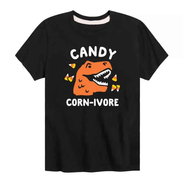 

Футболка с принтом Candy Cornivore для мальчиков 8-20 лет Licensed Character, черный