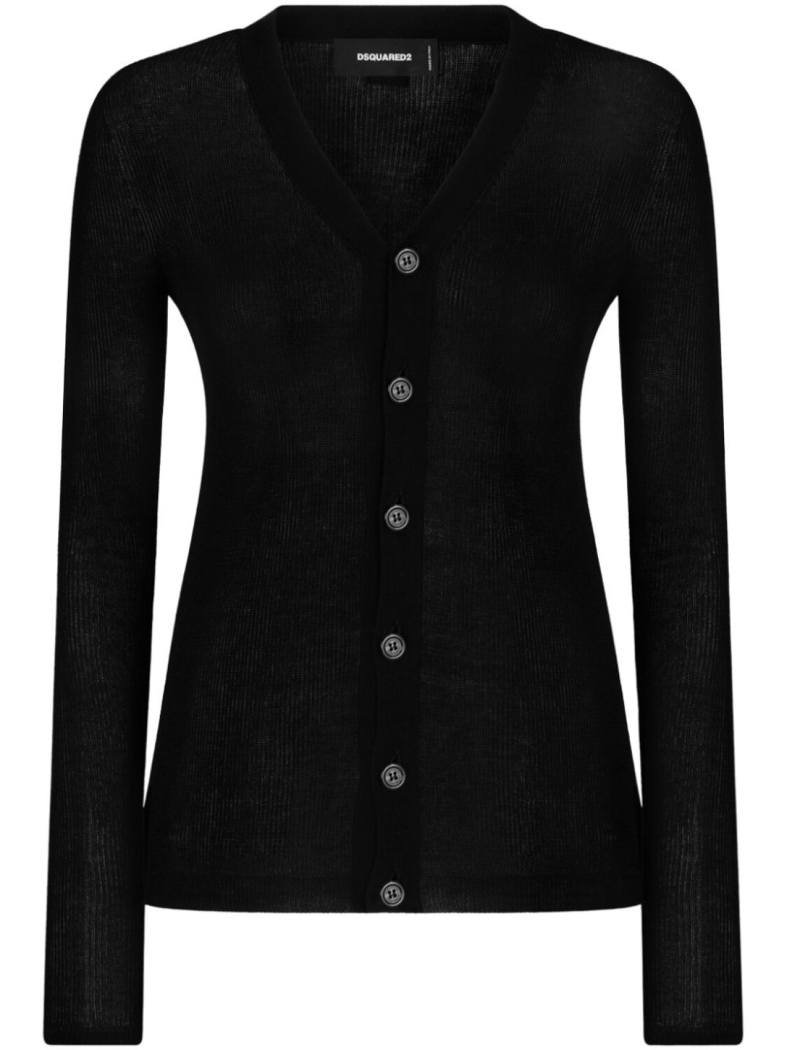 

Dsquared2 кардиган с V-образным вырезом, черный