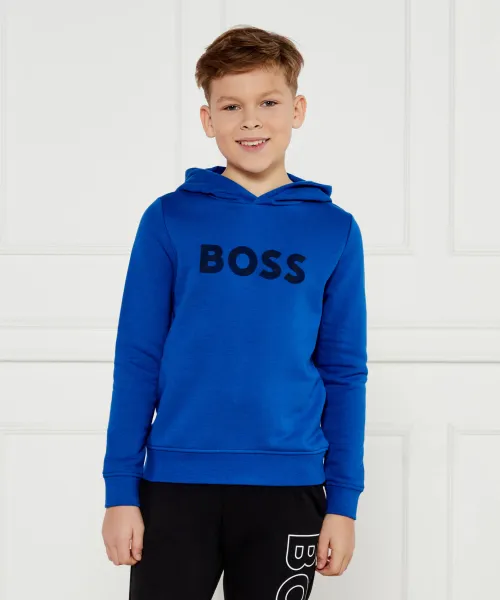 

Толстовка Regular fit Boss Kidswear, синий
