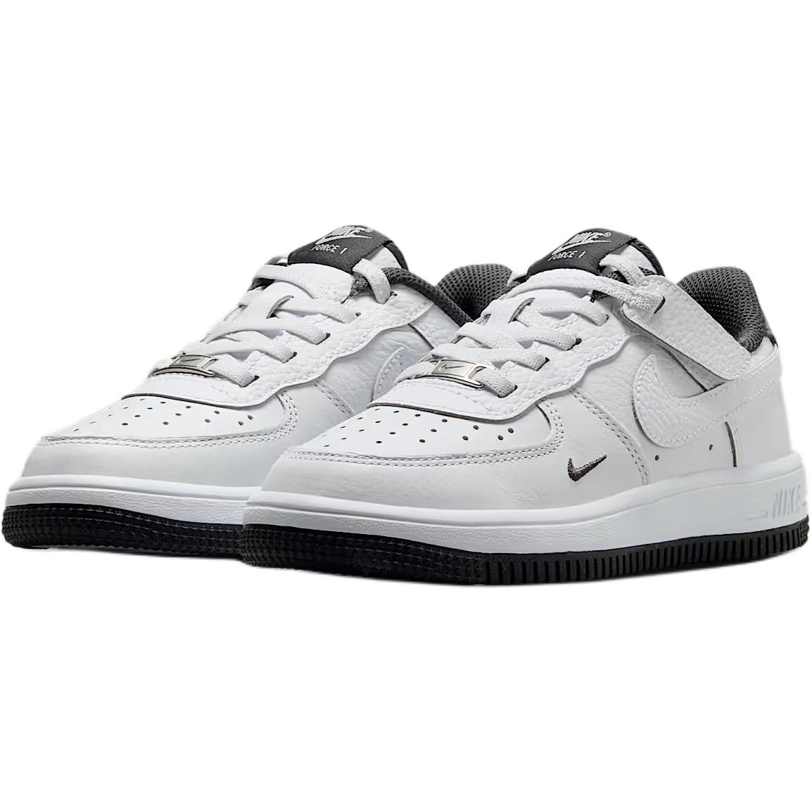 Детские кроссовки для скейтбординга Force 1 Low LV8 EasyOn (для дошкольников) Nike, белый — фото 3