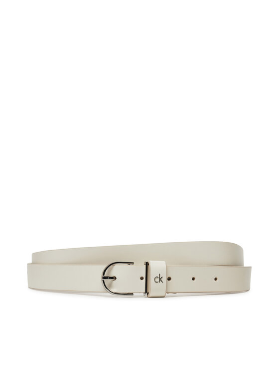 

Женский ремень Ck Metal Loop Round Buckle 2.5 K60K613147 Calvin Klein, белый
