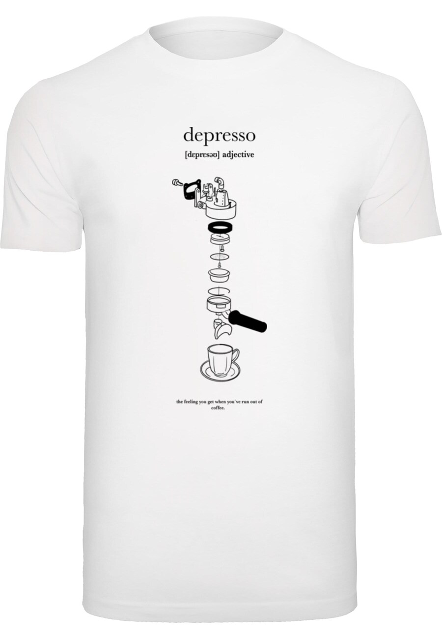 

Рубашка Mister Tee Depresso, белый