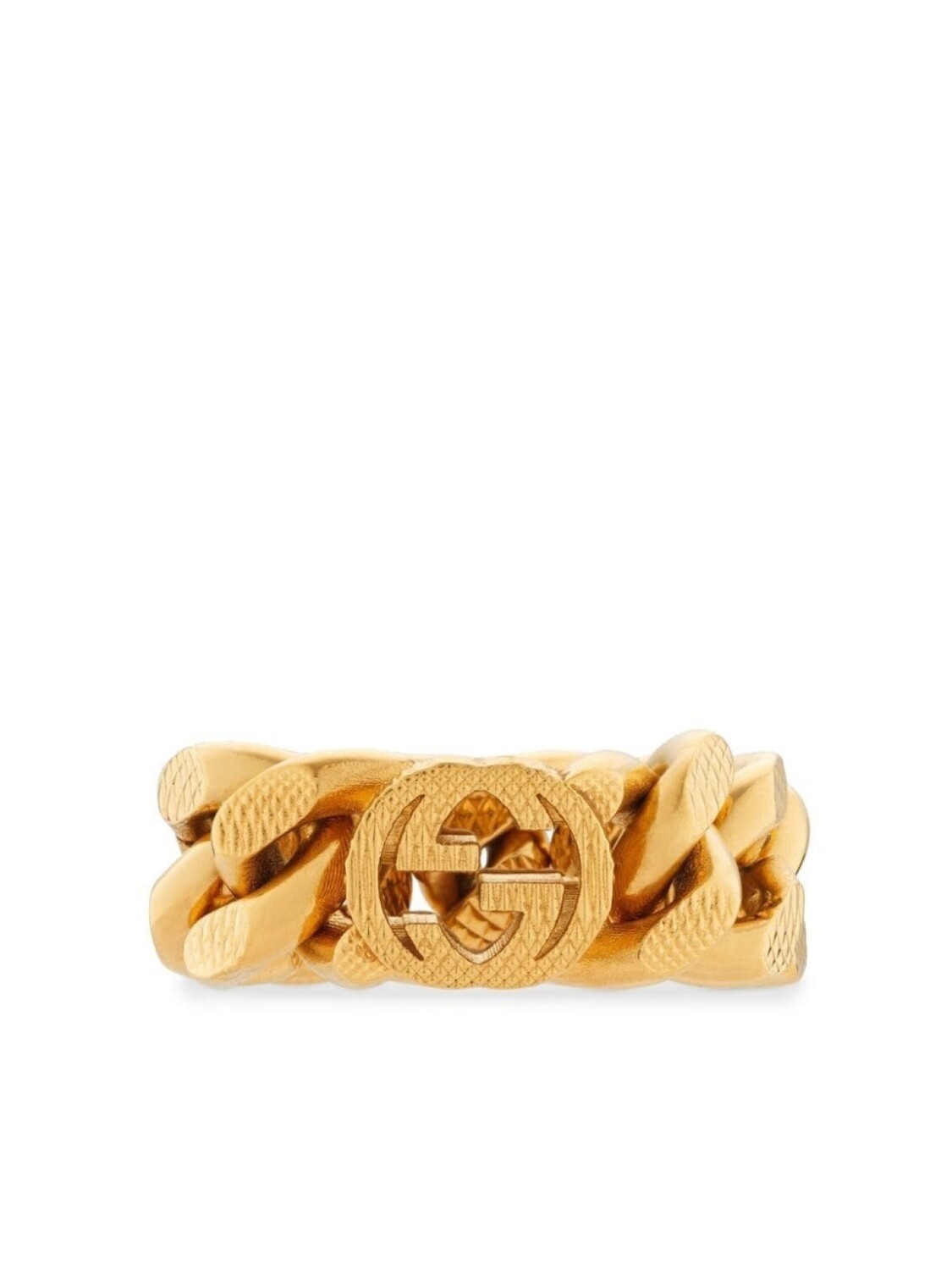 

Кольцо с логотипом Interlocking G Gucci, золотой