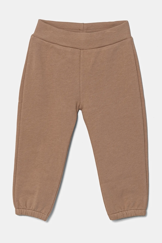 

Хлопковые спортивные штаны для малышей United Colors Of Benetton, коричневый