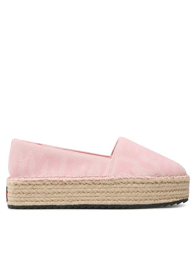 

Эспадрильи Tommy Jeans Logomania Espadrille EN0EN02079, розовый