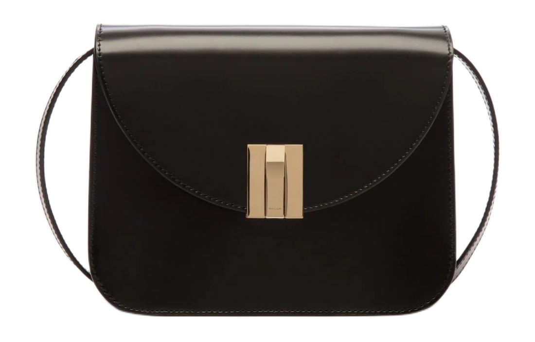 

Кожаная сумка через плечо женская черная BALLY, Set (Bag+Dust Bag)