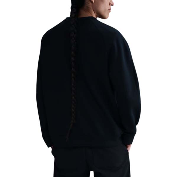 Свитер 24.7 impossiblysoft dri-fit crew asia sizing Nike, черный — фото 2