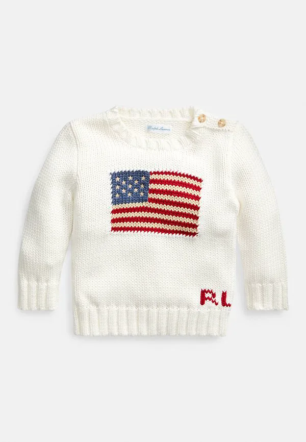 Знаменитый свитер с флагом, модель 02y, унисекс. Polo Ralph Lauren, Nevis