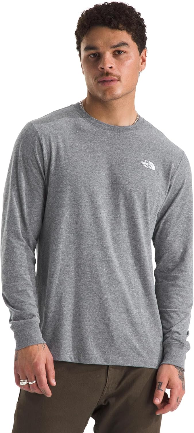 

Футболка North Face Mens Evolution Simple Dome с длинным рукавом The North Face, Tnf Mid Grey Heather, Серый, Футболка North Face Mens Evolution Simple Dome с длинным рукавом The North Face, Tnf Mid Grey Heather
