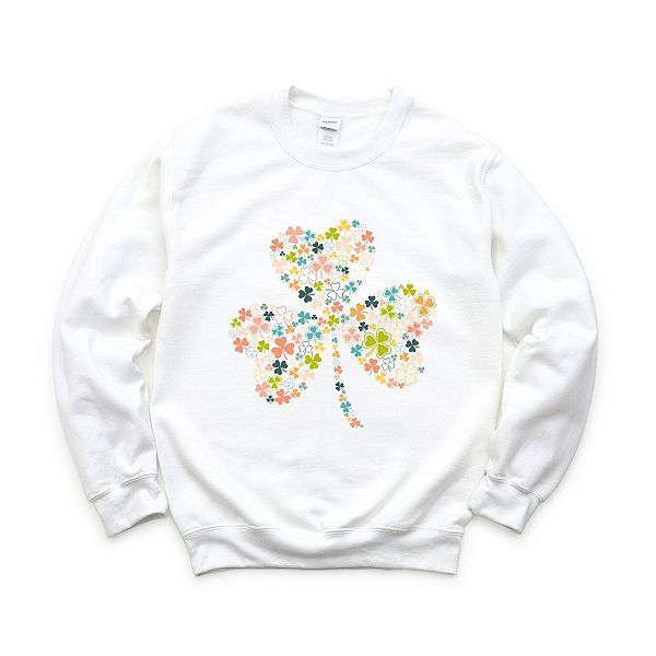 

Свитшот Color shamrocks Simply Sage Market, White