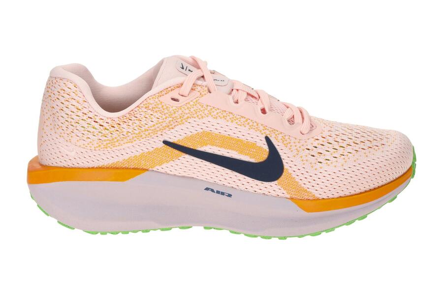 Кроссовки NIKE AIR Winflow розовые оранжевые в крапинку женские — фото 2