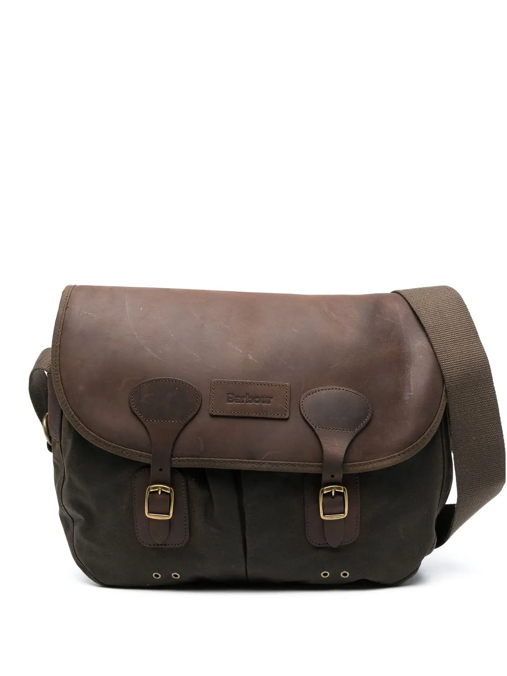 

Сумка-мессенджер с откидным клапаном Barbour, зеленый