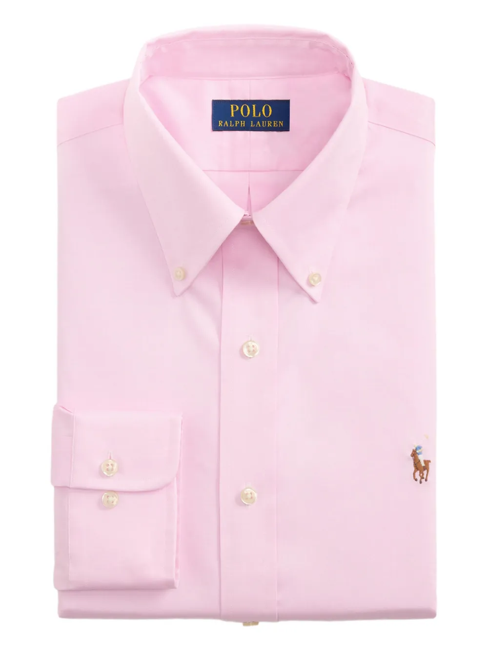 

Рубашка с длинными рукавами и вышивкой POLO RALPH LAUREN, розовый