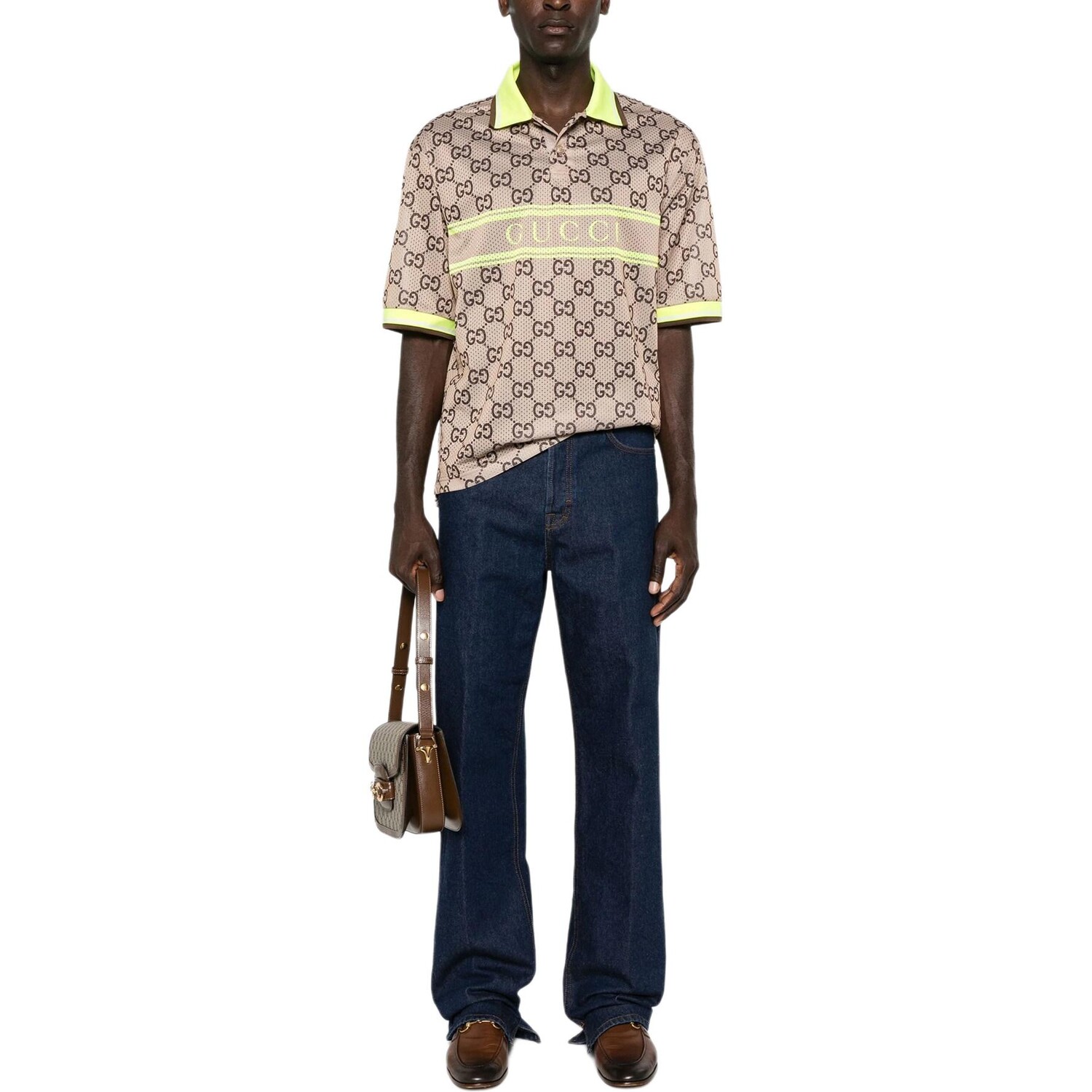 Джинсы мужские синие Gucci, синий — фото 3