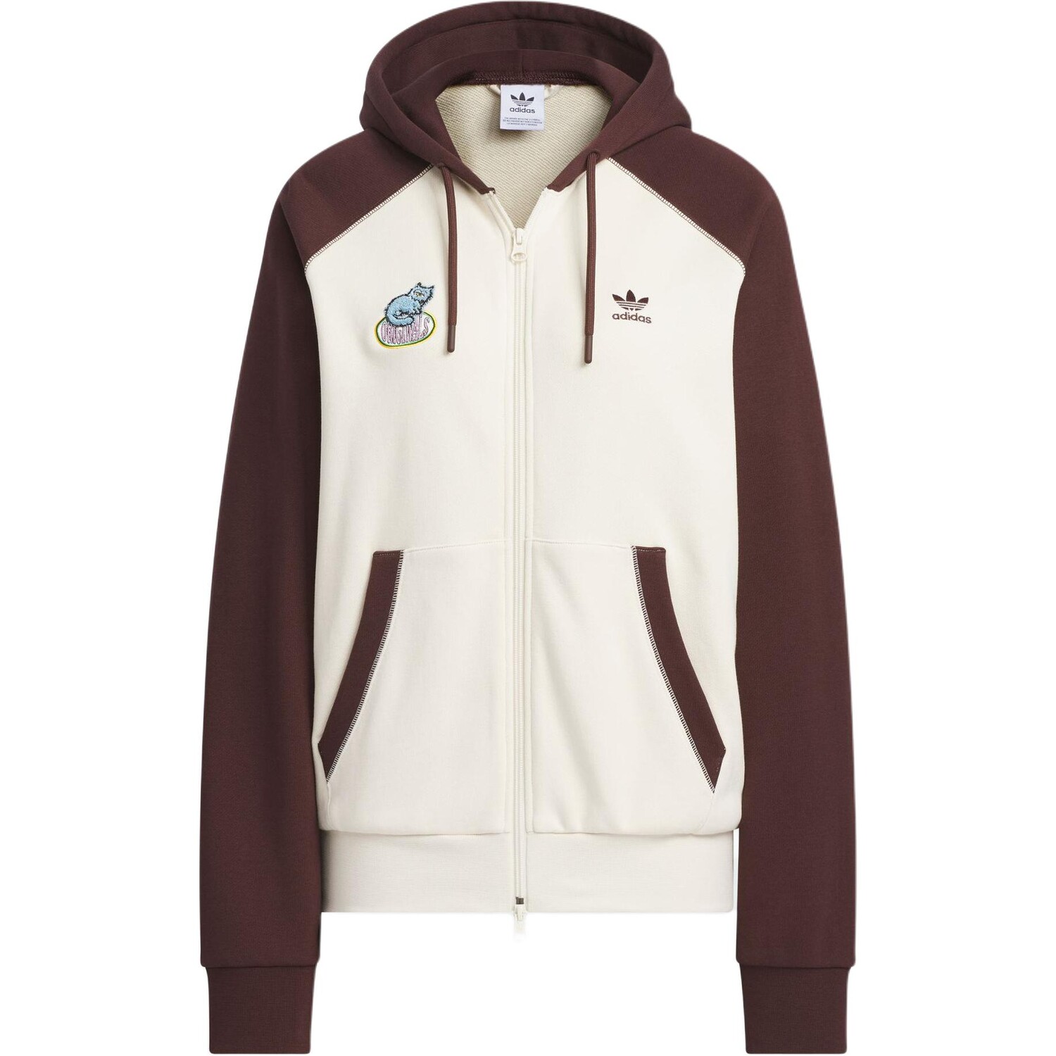 

Куртка женская коричневый/белый Adidas Originals