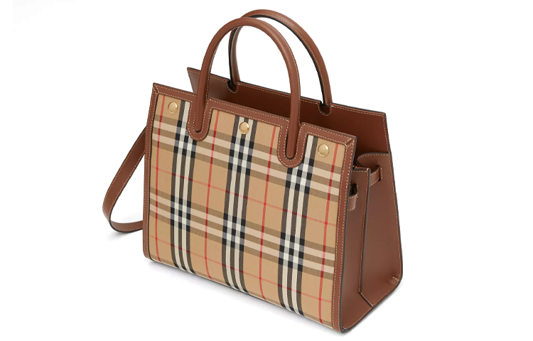 Винтажная клетчатая сумка Burberry — фото 4