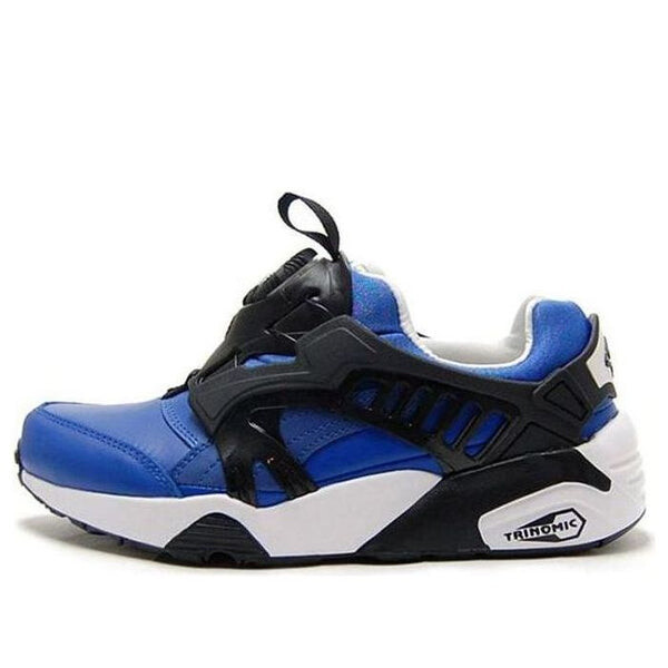 

Кроссовки disc blaze leather running shoes blue/white Puma, синий