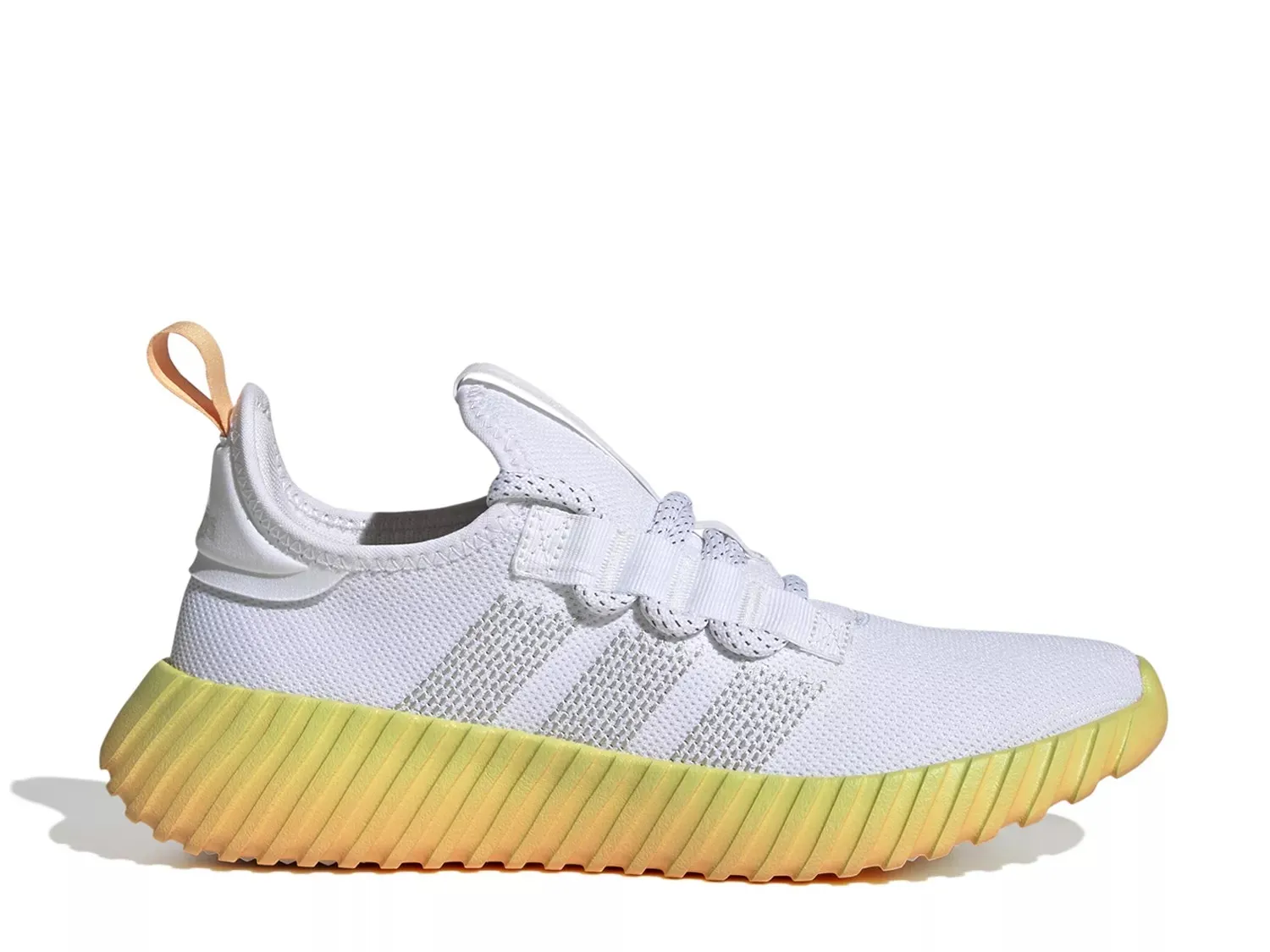 Кроссовки Adidas Kaptir Flow Running Shoe — женские, белые/оранжевые — фото 3