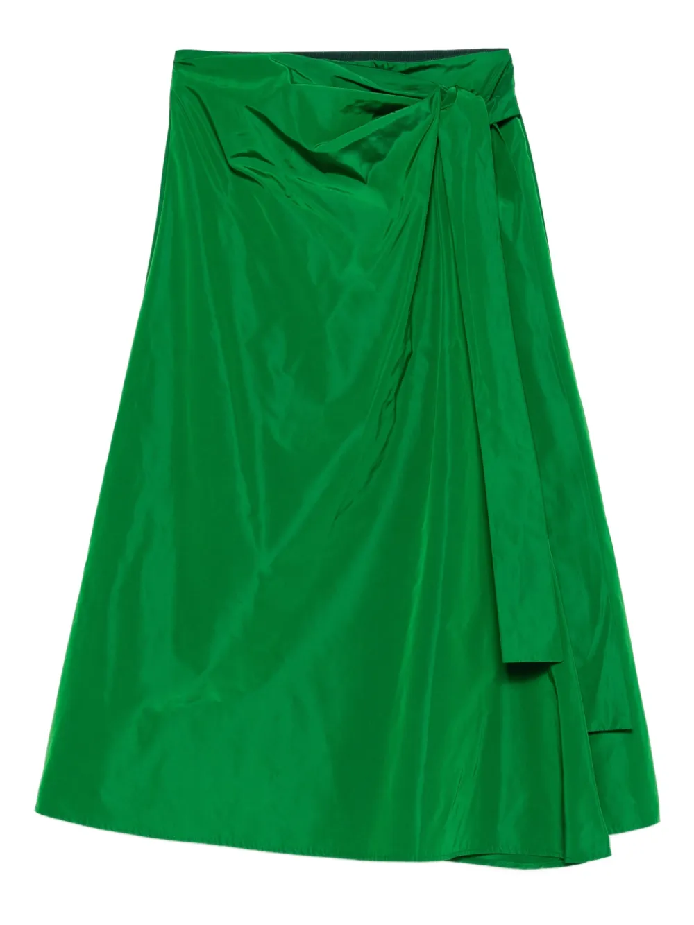 

Юбка с запахом и завязками ASPESI, зеленый