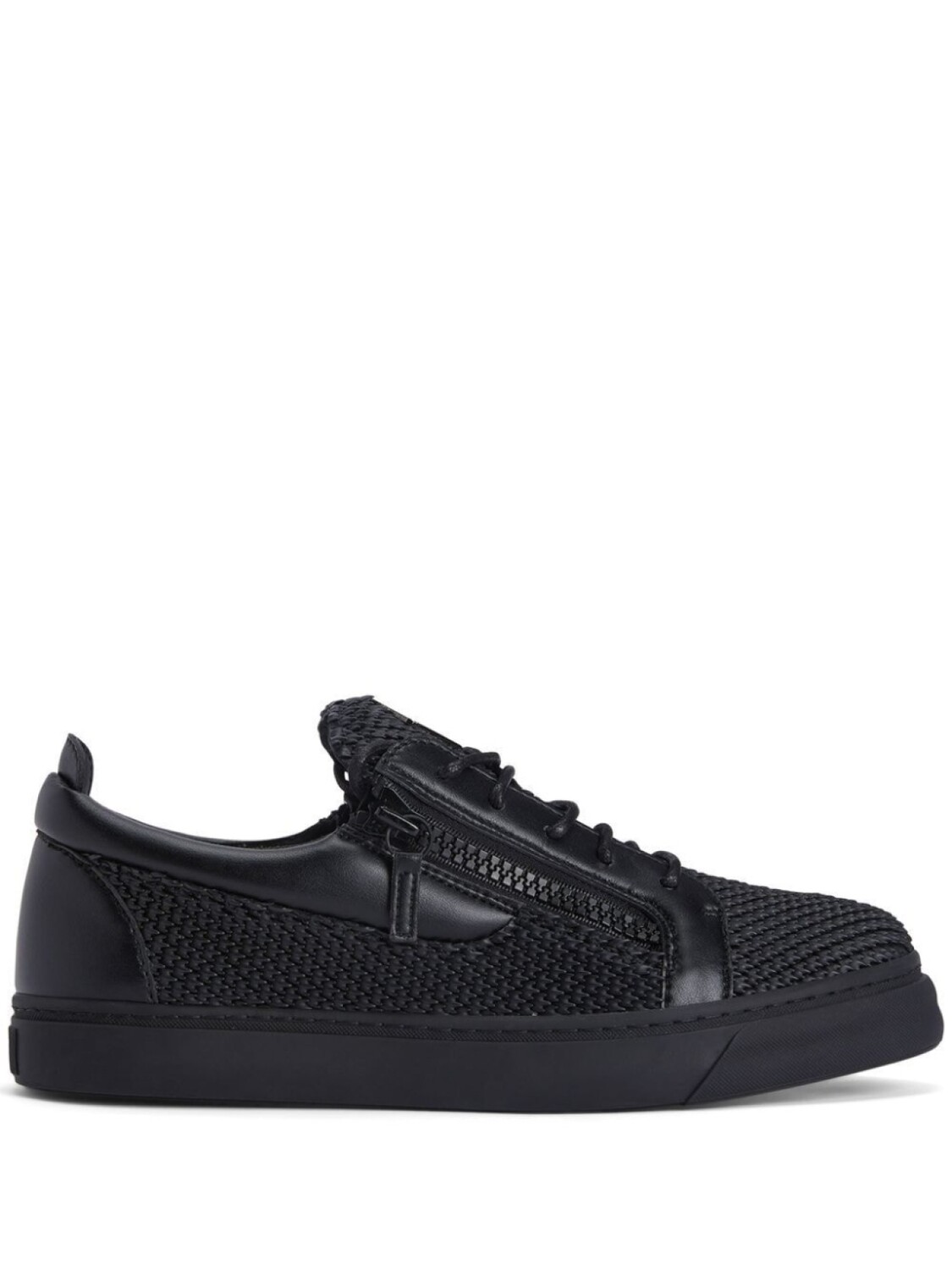 

Giuseppe Zanotti фактурные кеды Frankie, черный