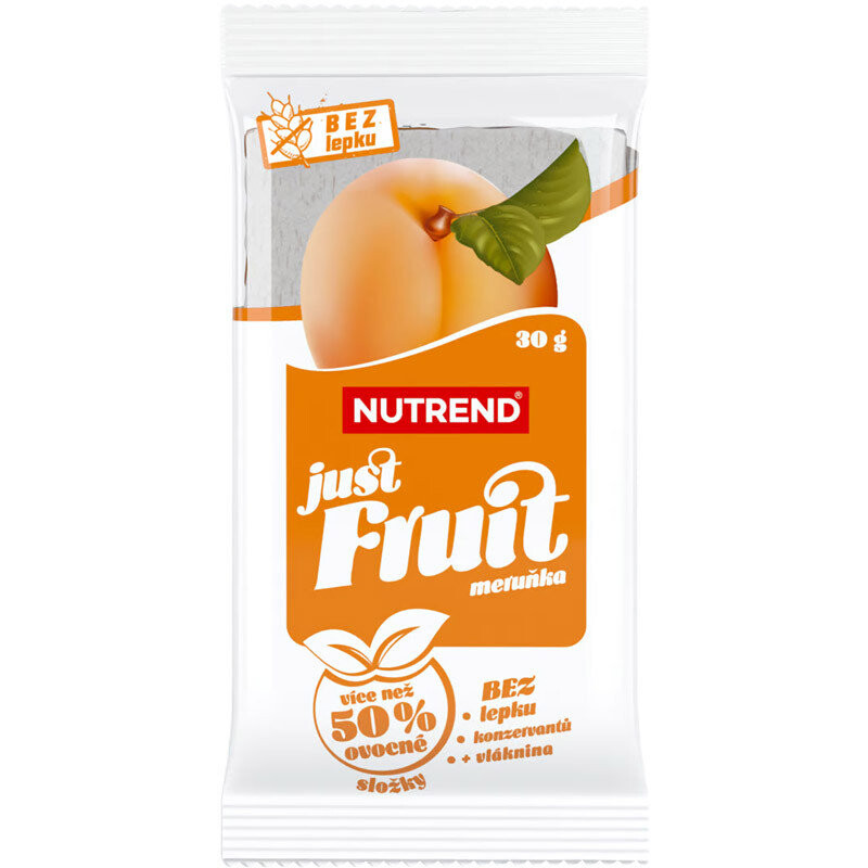 

NUTREND Just Fruit 30г Абрикосовый ЭНЕРГЕТИЧЕСКИЙ батончик