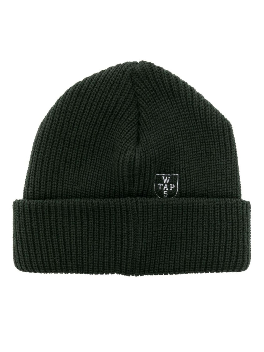 

WTAPS шапка бини в рубчик с вышитым логотипом, зеленый