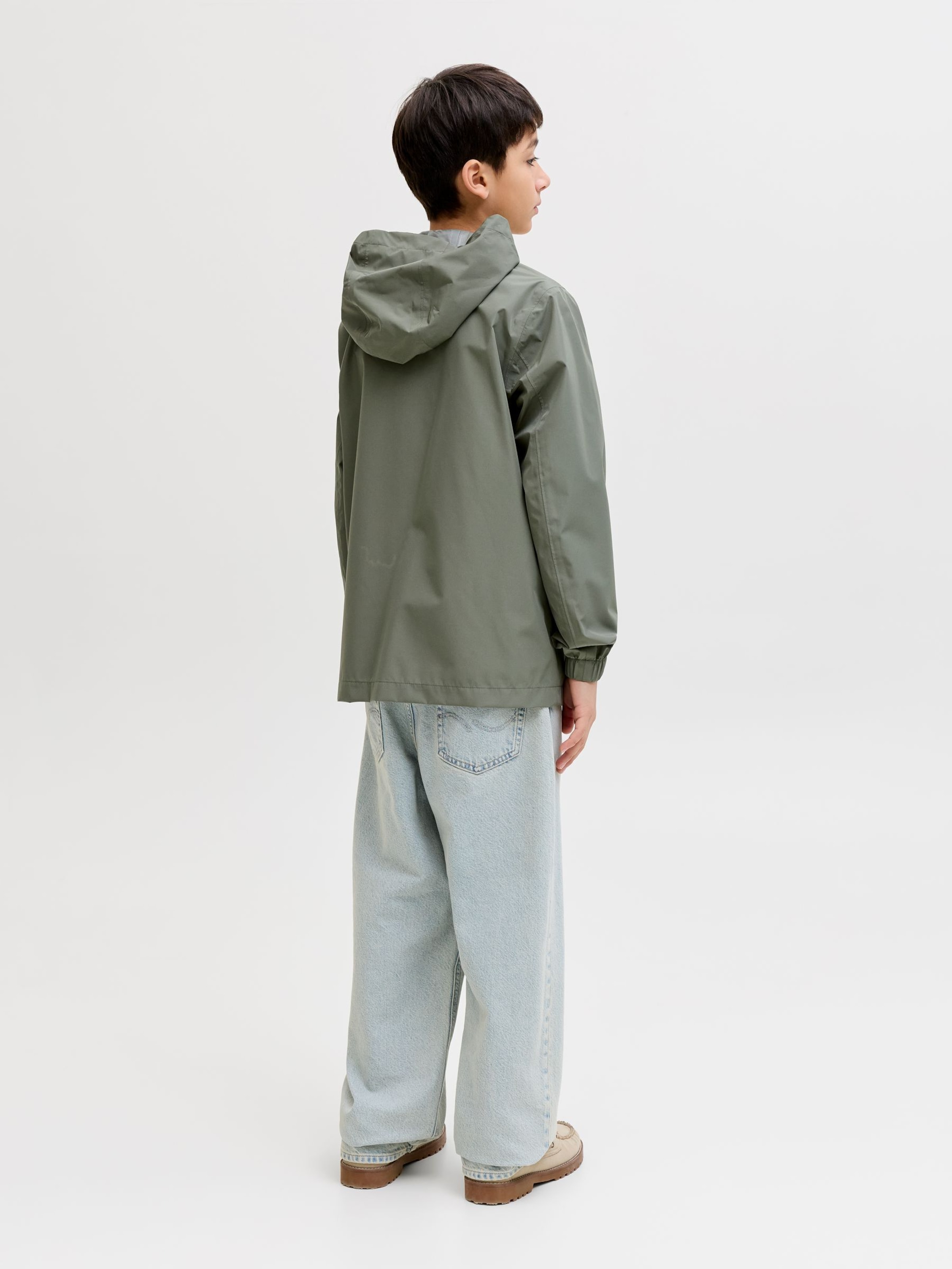 Jack & Jones Junior Куртка для межсезонья в зеленом цвете — фото 4
