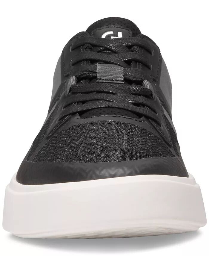 Мужские кроссовки Grand Crosscourt Winner на шнуровке смешанной техники Cole Haan, черный — фото 3